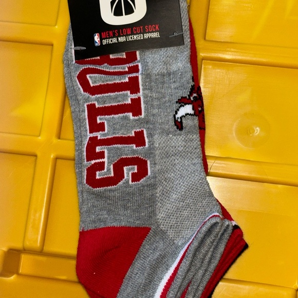 Chicago bulls low cut 3 pair men’s (6-12) socks - Picture 1 of 4
